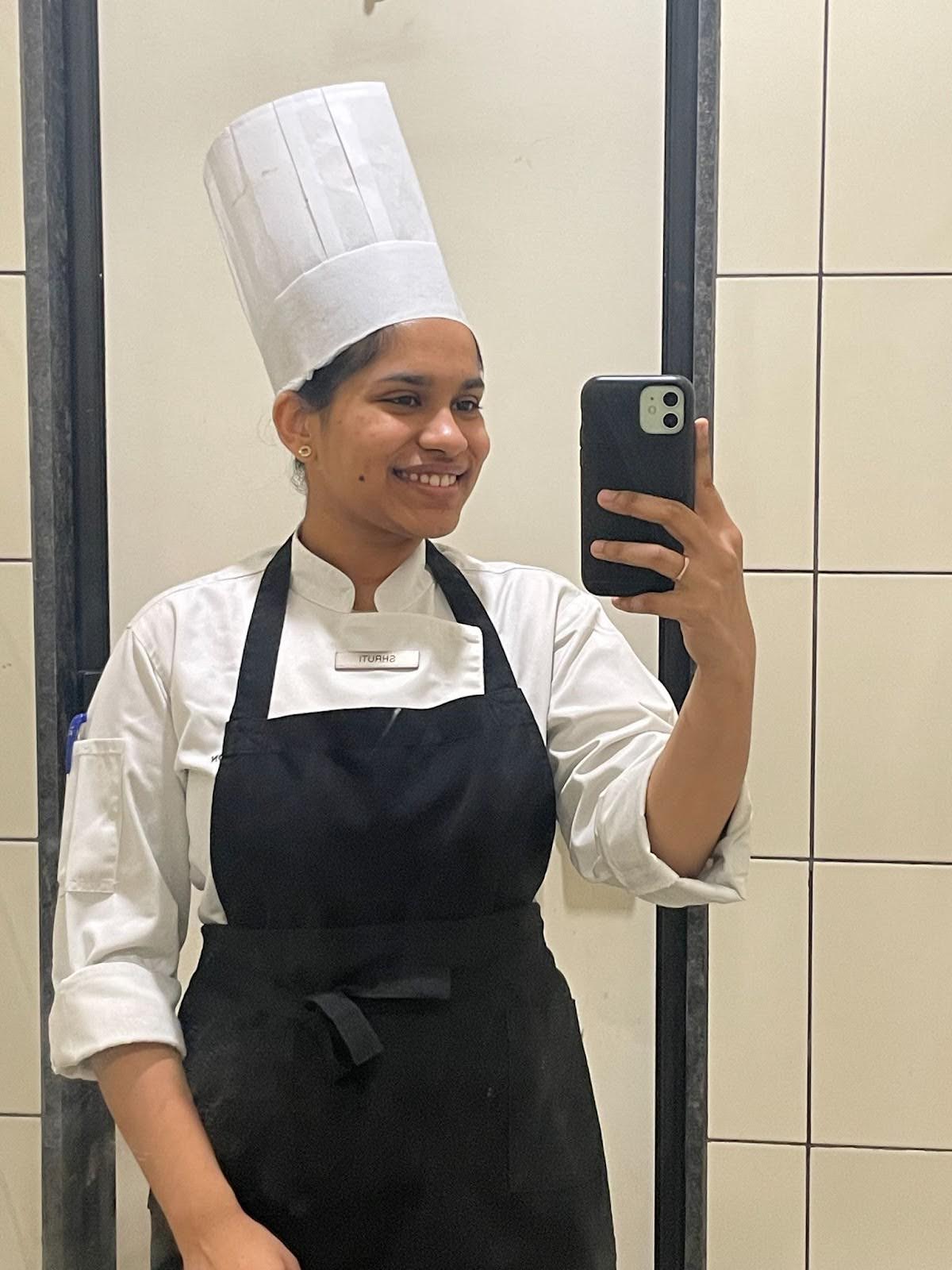 Close up of a freshly baked good